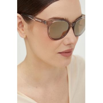 Armani Exchange ochelari de soare femei, culoarea bej, 0AX4144SU