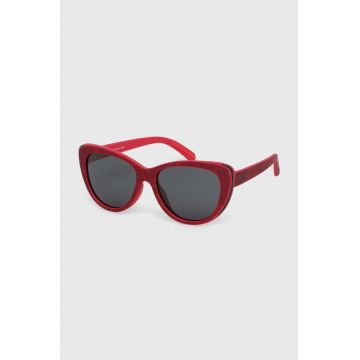 Goodr ochelari de soare Runways Haute Day in Hell culoarea rosu, GO-841932
