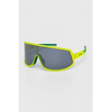Goodr ochelari de soare Wrap Gs Nuclear Gnar culoarea verde, GO-311020