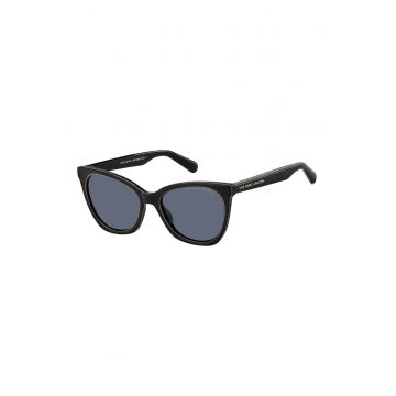 Ochelari de soare cat-eye cu detalii logo