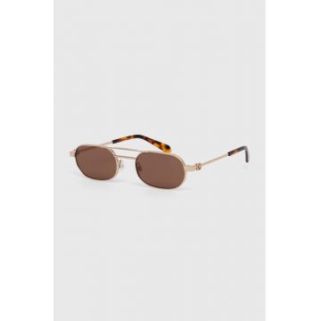 Off-White ochelari de soare femei, culoarea maro, OERI123_557664
