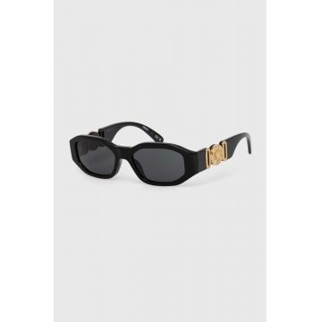 Versace ochelari de soare copii culoarea negru, 0VK4429U