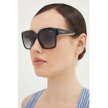 VOGUE ochelari de soare femei, culoarea negru, 0VO5553S