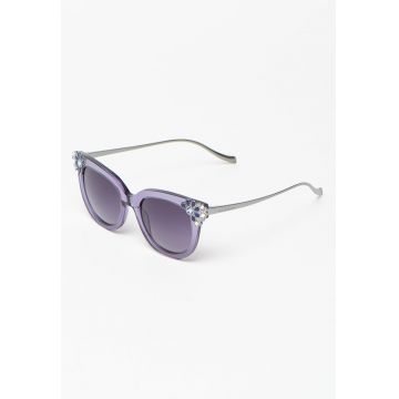 Ochelari de soare cat-eye cu strasuri