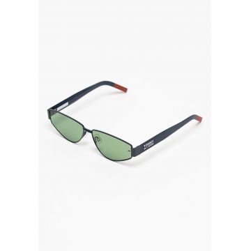 Ochelari de soare cat-eye ingusti cu accente colorblock