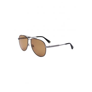 Ochelari de soare aviator cu rama metalica