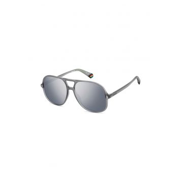 Ochelari de soare aviator polarizati unisex cu lentile-oglinda