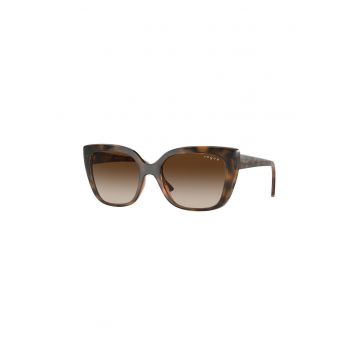 Ochelari de soare butterfly cu lentile in degrade - Maro