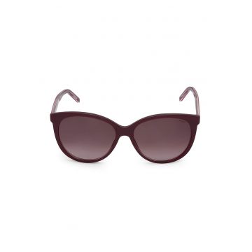 Ochelari de soare cat-eye cu logo discret