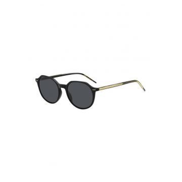 Ochelari de soare pantos cu lentile uni - Auriu/Negru/Gri antracit