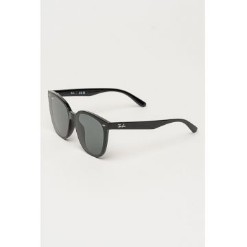 Ochelari de soare patrati unisex - Negru