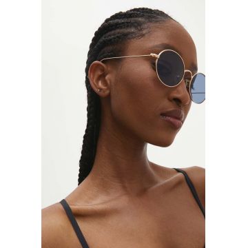 Answear Lab ochelari de soare femei, culoarea auriu