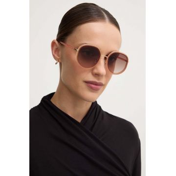 Answear Lab ochelari de soare femei, culoarea maro
