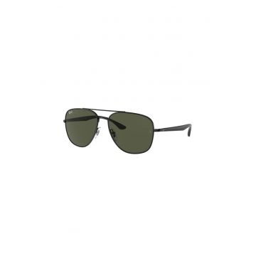 Ochelari de soare aviator unisex cu lentile uni