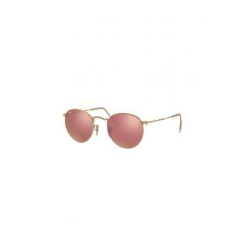 Ochelari de soare rotunzi unisex cu rama metalica