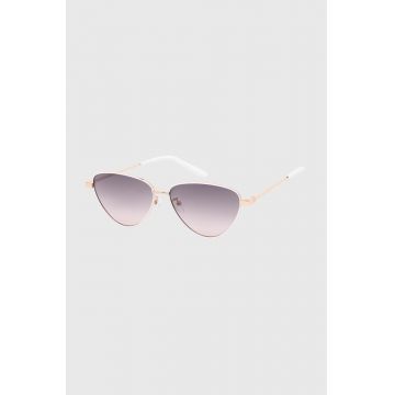 Answear Lab ochelari de soare femei, culoarea alb