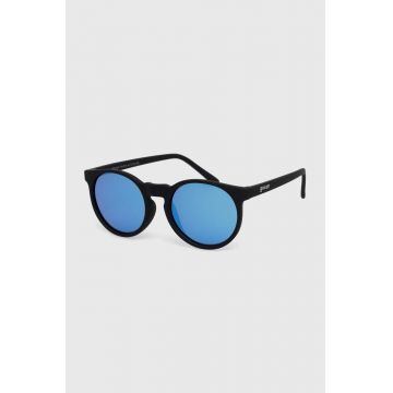 Goodr ochelari de soare Circle Gs Midnight Ramble at Circle Bar culoarea negru, GO-540794