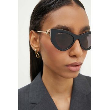 Gucci ochelari de soare femei, culoarea negru, GG1565S