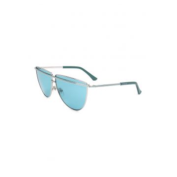Ochelari de soare aviator cu rama metalica