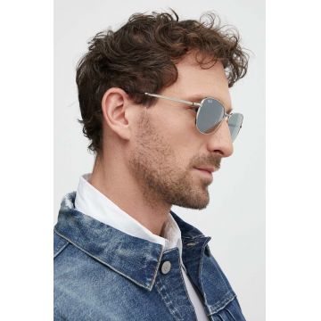 Ray-Ban ochelari de soare culoarea argintiu, 0RB3733