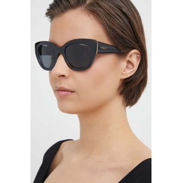 VOGUE ochelari de soare femei, culoarea negru, 0VO5567S