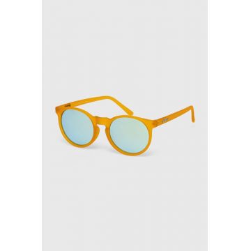 Goodr ochelari de soare Circle Gs Freshly Baked Man Buns culoarea galben, GO-540763