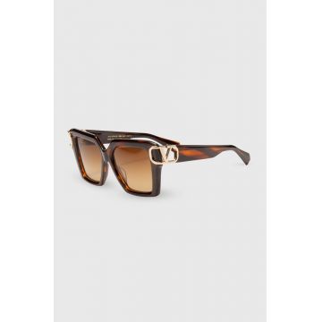 Valentino ochelari de soare V-UNO femei, culoarea maro, VLS.107B