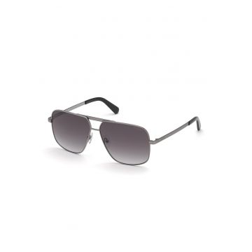 Ochelari de soare aviator cu rama metalica