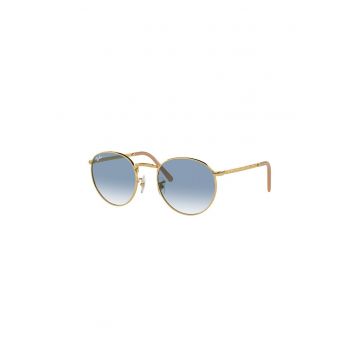 Ochelari de soare rotunzi unisex cu lentile in degrade