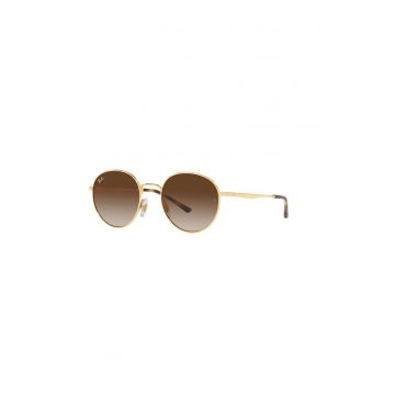 Ochelari de soare rotunzi unisex cu lentile in degrade