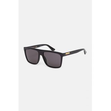 Gucci ochelari de soare barbati, culoarea negru, GG0748S