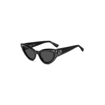 Ochelari de soare cat-eye cu strasuri