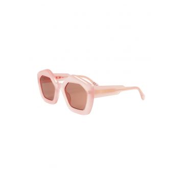 Ochelari de soare hexagonali unisex