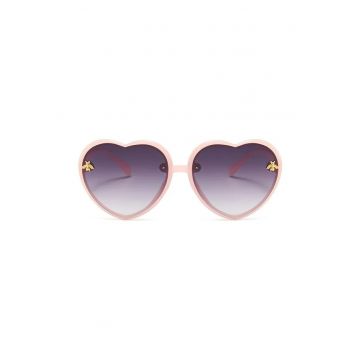 Ochelari de soare pentru copii - design in forma de inima - model pentru fetite albinuta fashion - EFAYN