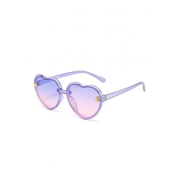 Ochelari de soare pentru copii - design in forma de inima - model pentru fetite albinuta fashion - EFAYN