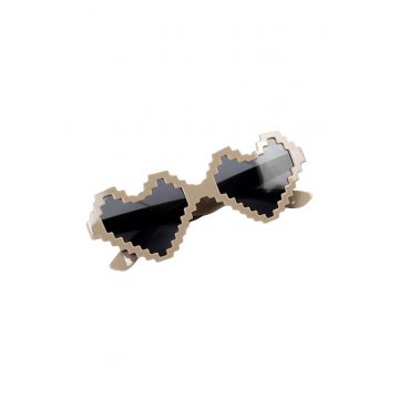 Ochelari de soare pentru copii - unisex - design in forma de inima - model pixel cool - EFAYN