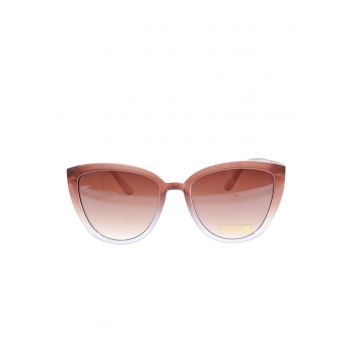 Ochelari de soare in degrade cu lentile maro UV 400